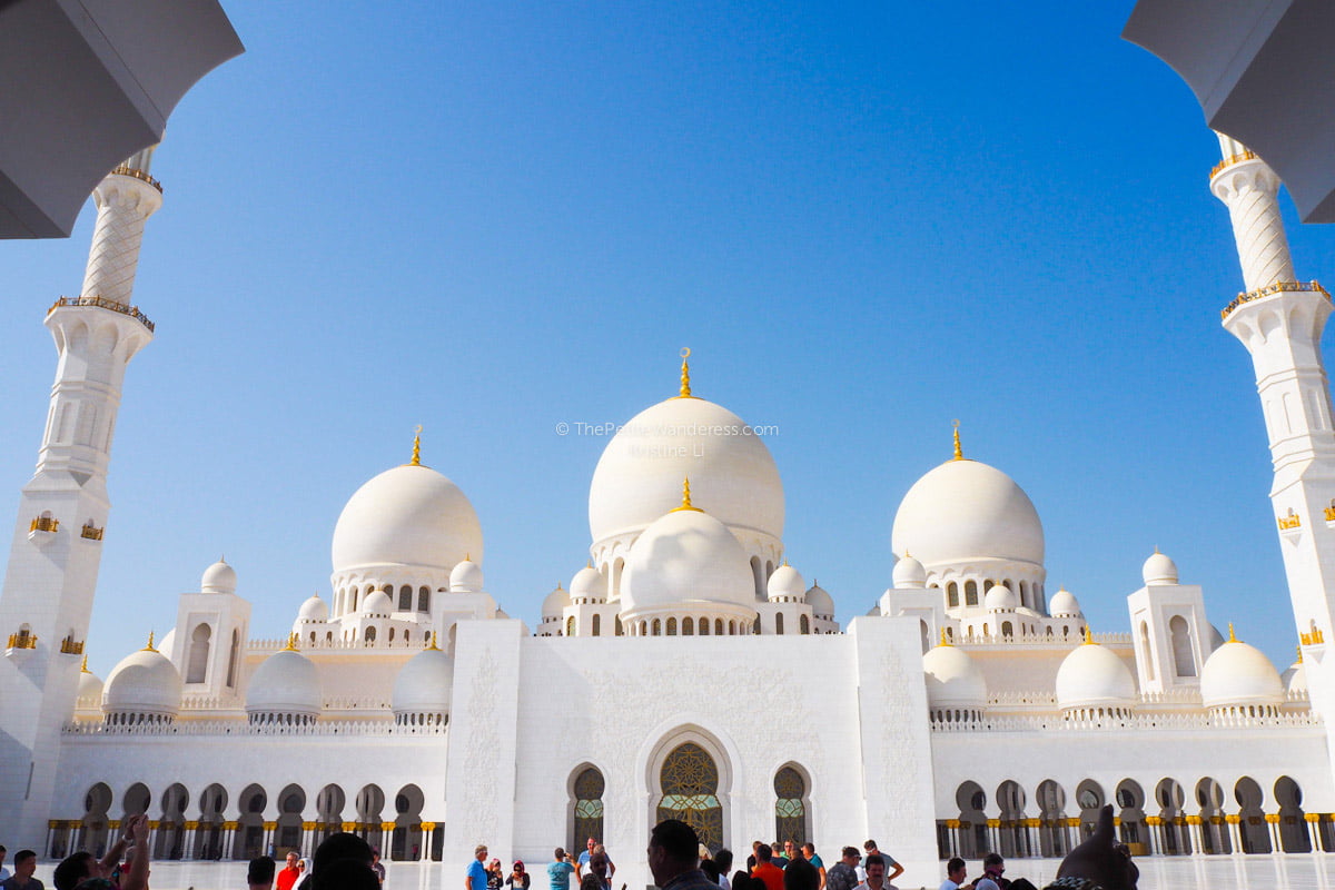 Sheikh Zayed Grand Mosque, Abu Dhabi • The Petite Wanderess