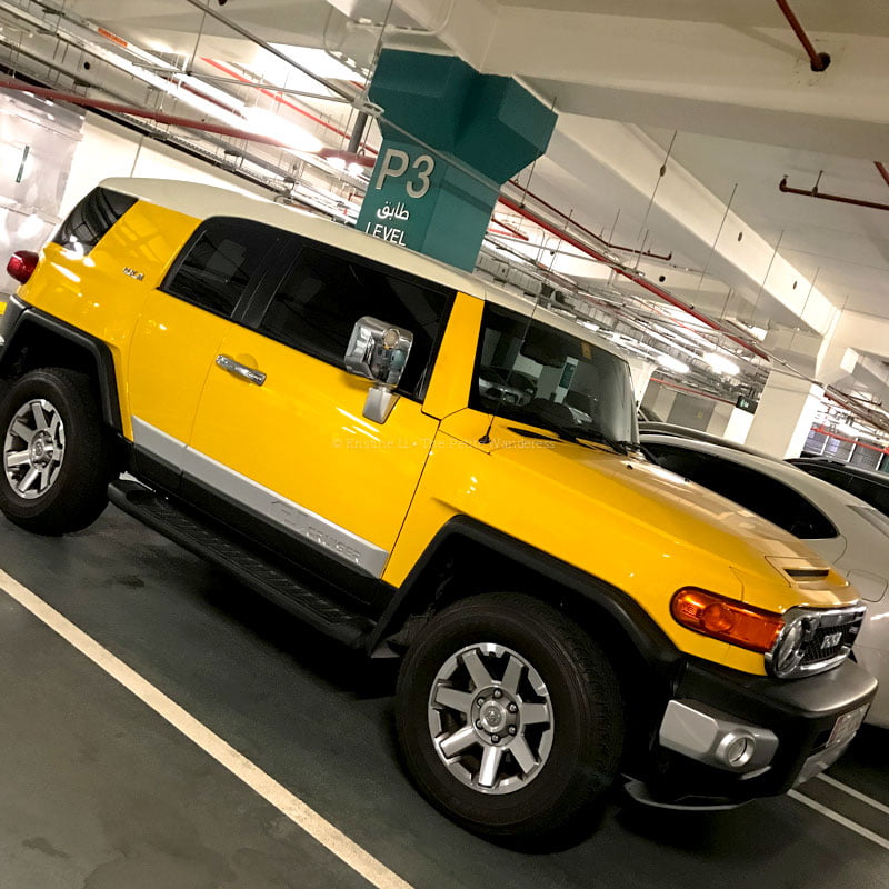 jeep in Abu Dhabi • First impressions visiting Abu Dhabi